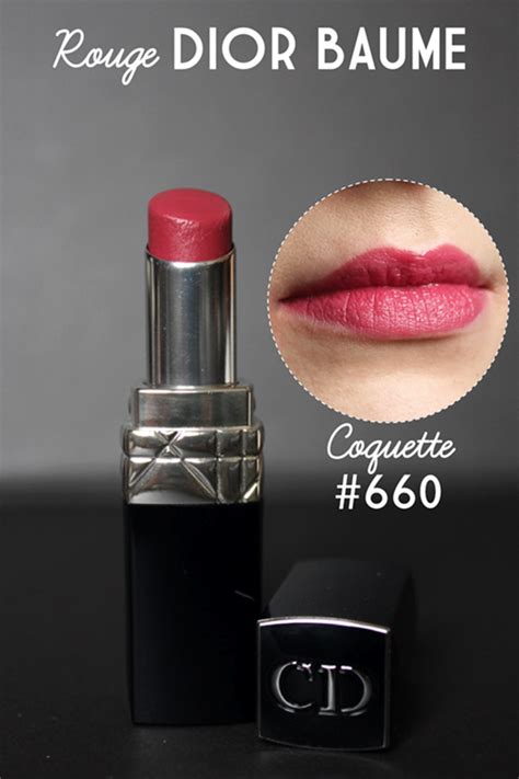 reviews of 660 Coquette, a Dior Rouge Dior Baume @ blushgarden